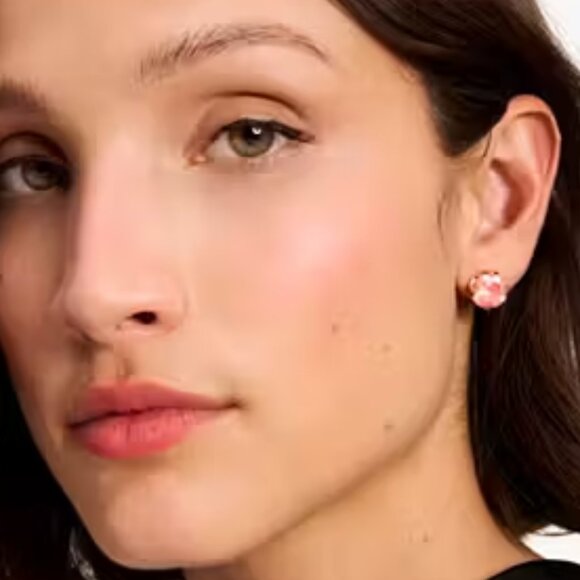 kate spade Pop Of Joy 10mm Coral Flower Studs/NWT - Picture 3 of 10